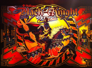 Black Knight 2000 backglass Screenshot