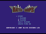 Battleships c64  Titlescreen