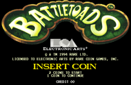 Battletoads Arcade Titlescreen