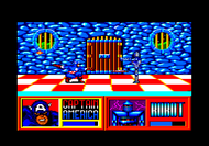 Captain America c64 Ingame Screenshot