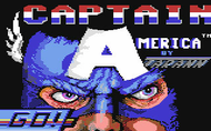 Captain America c64 Title Screen Screenshot