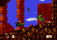 Daffy Duck in Hollywood Mega Drive ingam Screenshot