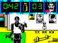Daley Thompson Challenge Game - Spectrum Screenshot