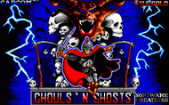 Ghouls 'n' Ghosts - Title amiga Screenshot