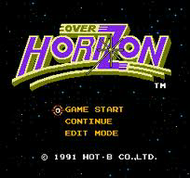 Over Horizon NES Title Screen Screenshot