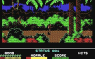 Platoon C64 Ingame Screenshot