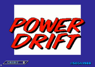 Power Drift Arcade Title Screenshot