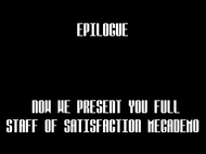 Satisfaction Megademo - Epilogue Screenshot