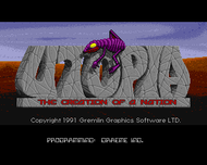Utopia - Amiga title screen