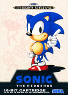 Sonic the Hedgehog Mega Drive cover