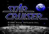 Star Cruiser Mega Drive Titlescreen