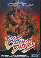 Two Crude Dudes Mega Drive Box