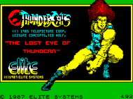 Thundercats (ZX Spectrum) - Loading pic Screenshot