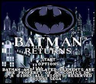 batman returns sega mega cd title Screenshot