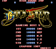black tiger arcade titlescreen Screenshot