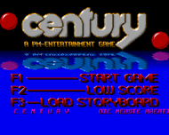 century amiga title Screenshot