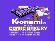 comic bakery c64 titlescreen Screenshot