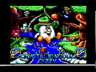 Crystal Kingdom Dizzy - Title - Amstrad Screenshot