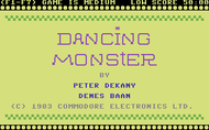 Dancing Monster - Title Screenshot