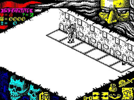 Hero Quest - Ingame Screen - Spectrum Screenshot