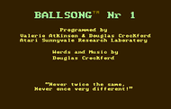 Ballsong Nr. 1