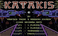 Katakis - Title Screen - C64 Screenshot