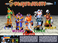 king of dragons arcade char select Screenshot