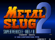 metal slug 2 neogeo title Screenshot