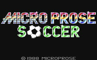 Microprose Soccer - LoadScreen - C64/128 Screenshot