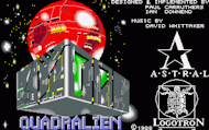 Quadralien - Title - Amiga Screenshot