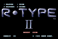 r-type ii arcade title Screenshot