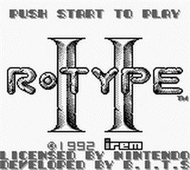 r-type ii game boy title Screenshot