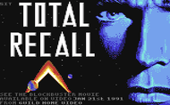 Total Recall - Loading Screen (C64) Screenshot