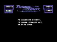 turbo boat simulator c64 title Screenshot