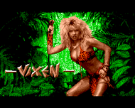 Vixen title screen (Amiga/ST) Screenshot