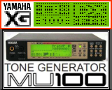 Yamaha MU100 and DX (lcd symbols) Screenshot