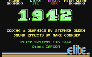 1942 - Title Screen - C64/C128 Screenshot