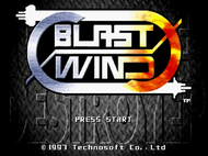 Blast Wind Saturn Titlescreen Screenshot