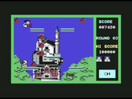 Bomb Jack c64 Ingame Screenshot
