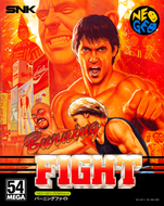 Burning Fight Neo Geo Cover