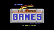 California Games c64 Titlescreen Screenshot