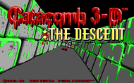 Catacomb 3-D - Title - DOS