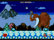 Chuck Rock Mega Drive ingame Screenshot
