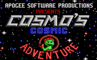 Cosmo's Cosmic Adventure - Title Screen Screenshot