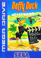 Daffy Duck in Hollywood Mega Drive cover