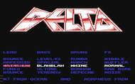 Delta Loader Music - C64 Screenshot
