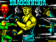 Dragon Ninja - Spectrum Screenshot