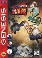 Earthworm Jim 2 Genesis cover