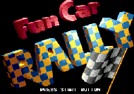 Fun Car Rally Mega Drive Title Screen Screenshot