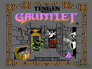 Gauntlet NES Title Screen Screenshot